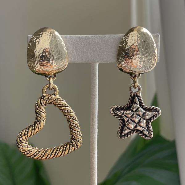 ARETES KHASTOR CORAZON ESTRELLA
