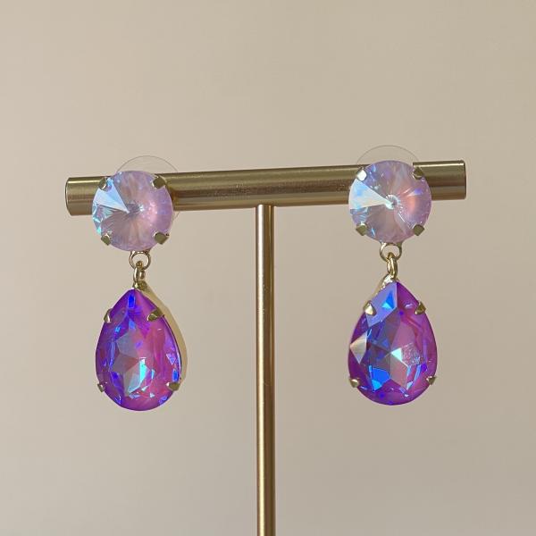 ARETES ROMELIA - LAVANDA TORNASOL