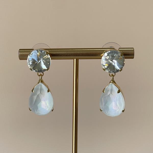 ARETES ROMELIA -BLANCO