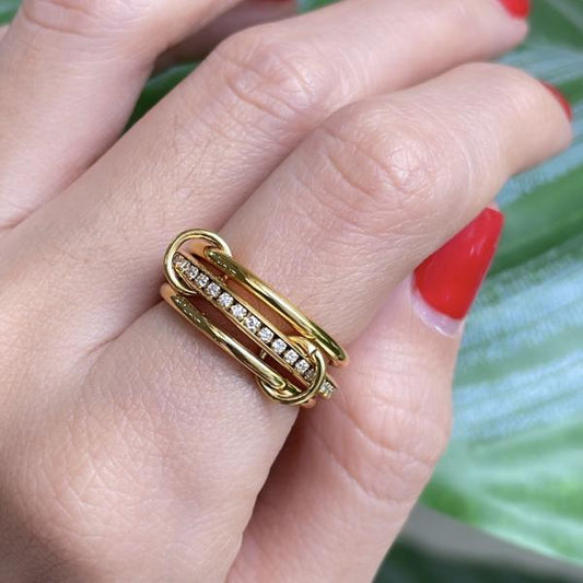 ANILLO TRES AROS GOLD