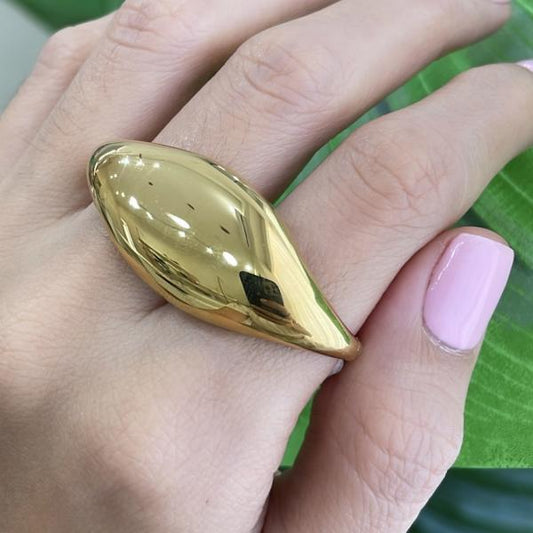 ANILLO CHUNKY DOBLE GOLD
