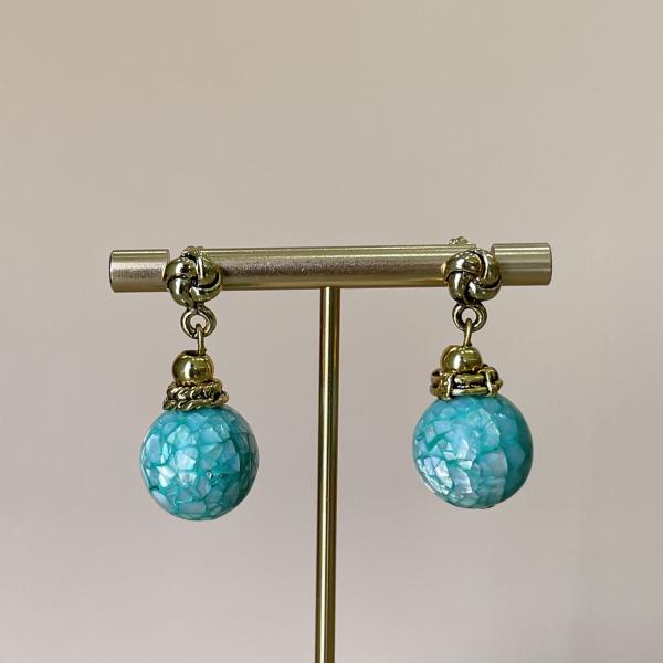 ARETES RADIANT AZUL
