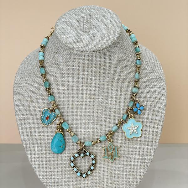 COLLAR APAI AMAZONITA TURQUESA