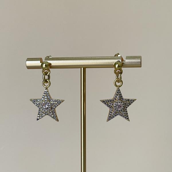 ARETES INDRA CON ESTRELLA