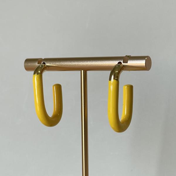 ARRACADAS CLIP -AMARILLO