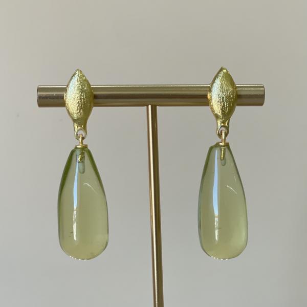 ARETES HEM LEMON QUARTZ
