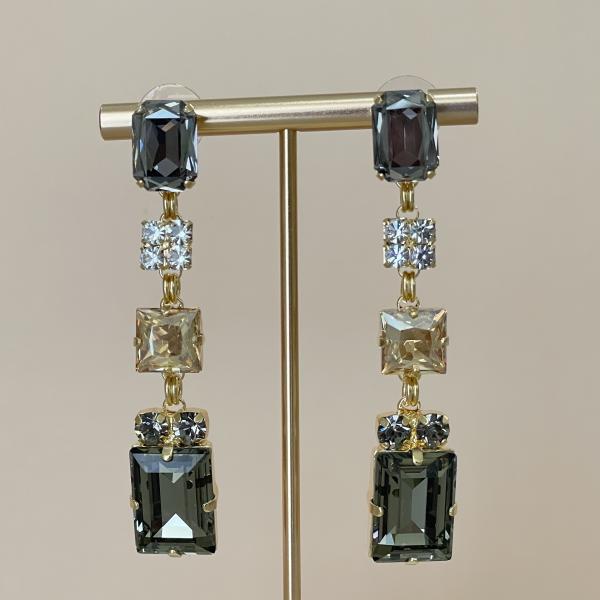 ARETES ROSIE -GRIS