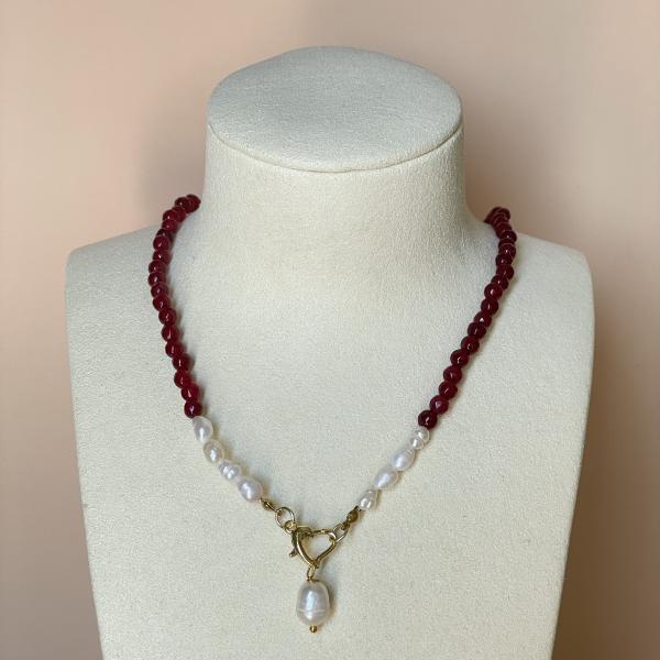 COLLAR DAMUL -ROJO