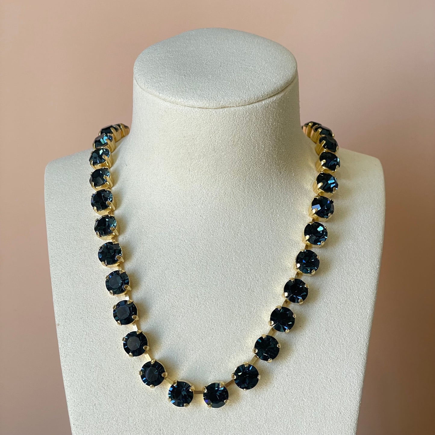 COLLAR SHINE AZUL MARINO