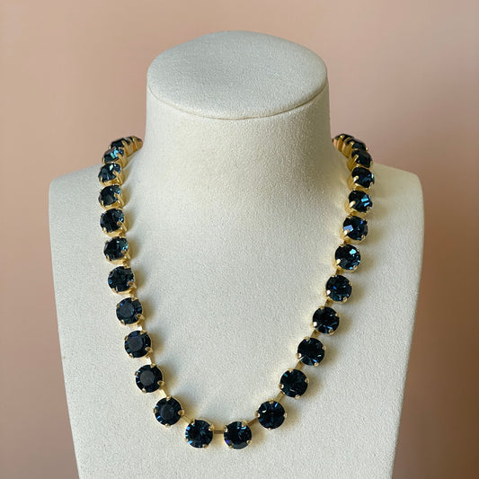 COLLAR SHINE AZUL MARINO