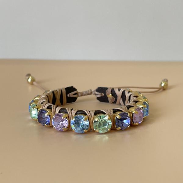PULSERA FAVORITA MIX AZUL, VERDE LAVANDA