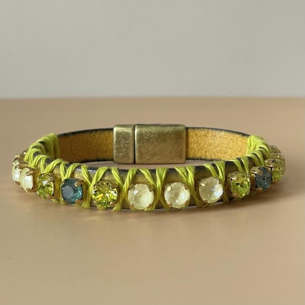 PULSERA RIVOL LIMA Y BEIGE