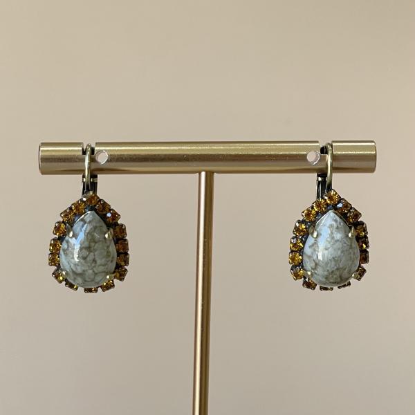 ARETES GANCHO ALANIS GRIS
