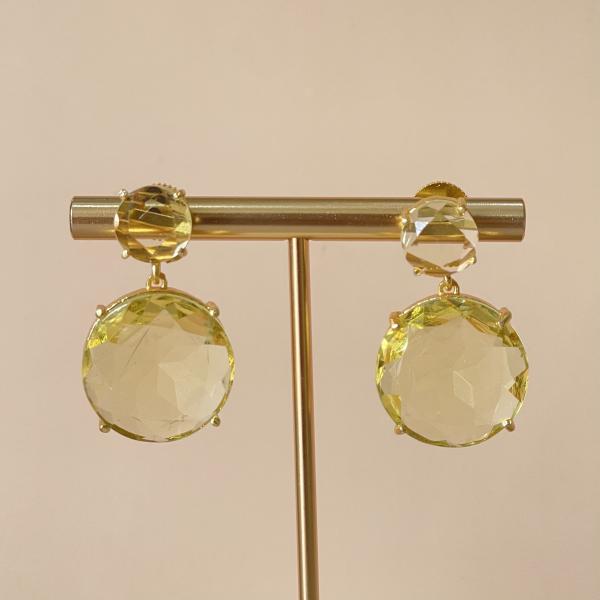 ARETES GEMSTONE LEMON TOPAZ ROUND