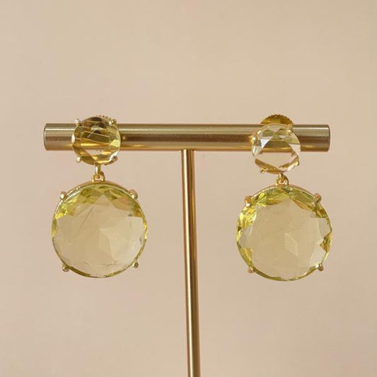 ARETES GEMSTONE LEMON TOPAZ ROUND