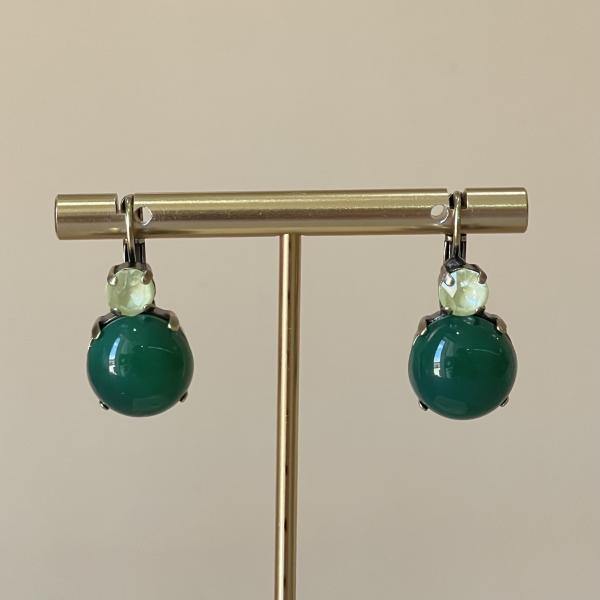ARETES DORIAN VERDE PINO