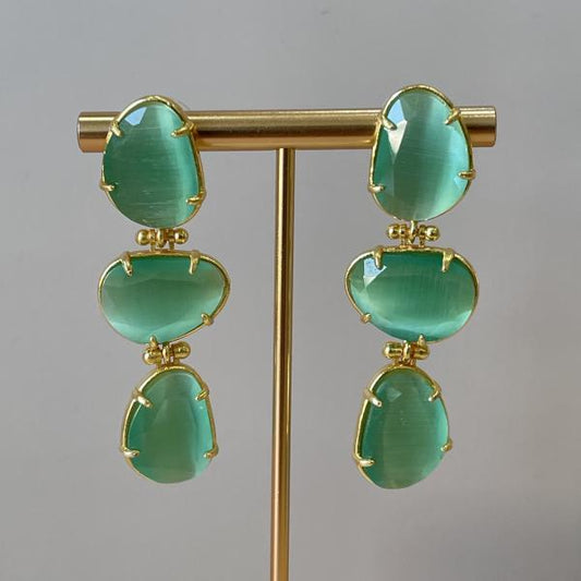ARETES MARCIA - VERDE MENTA