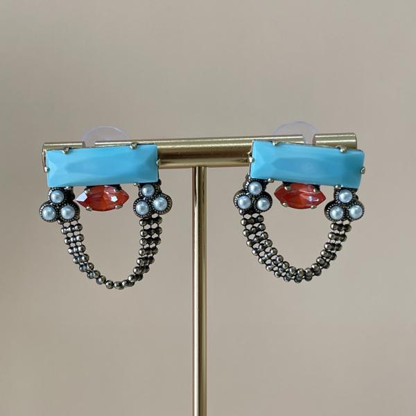 ARETES ZEPHYRA TURQUESA