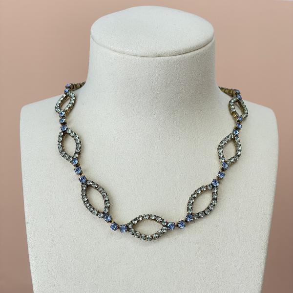 COLLAR ANTORIN AZUL Y VERDE