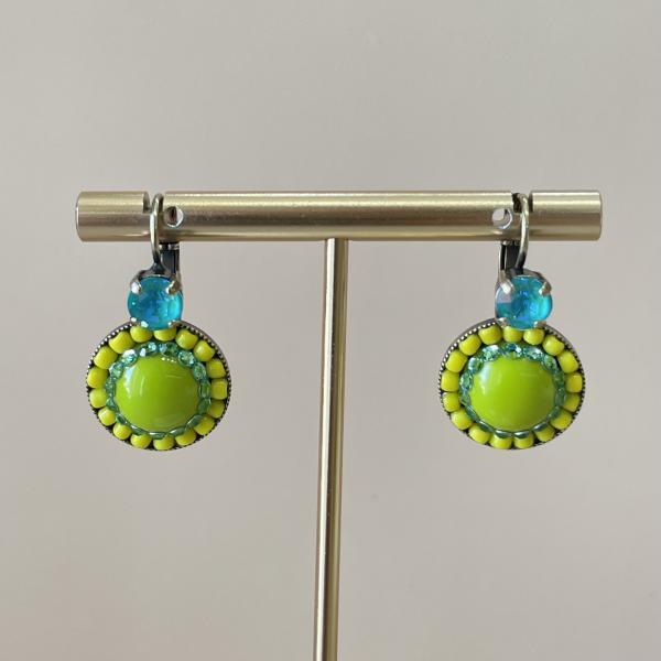 ARETES POLAN LIMA AZUL
