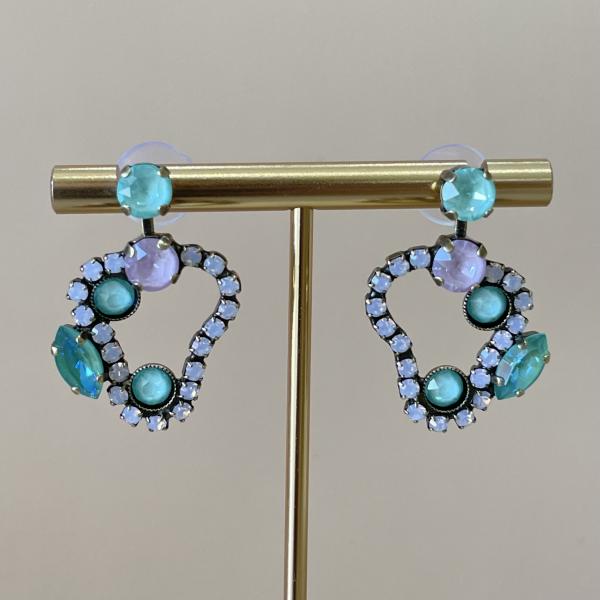 ARETES CANEA ROSA PASTEL