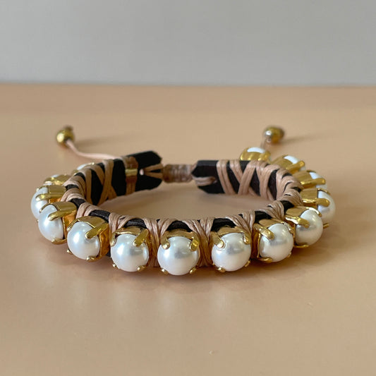 PULSERA FAVORITA PERLAS -HC