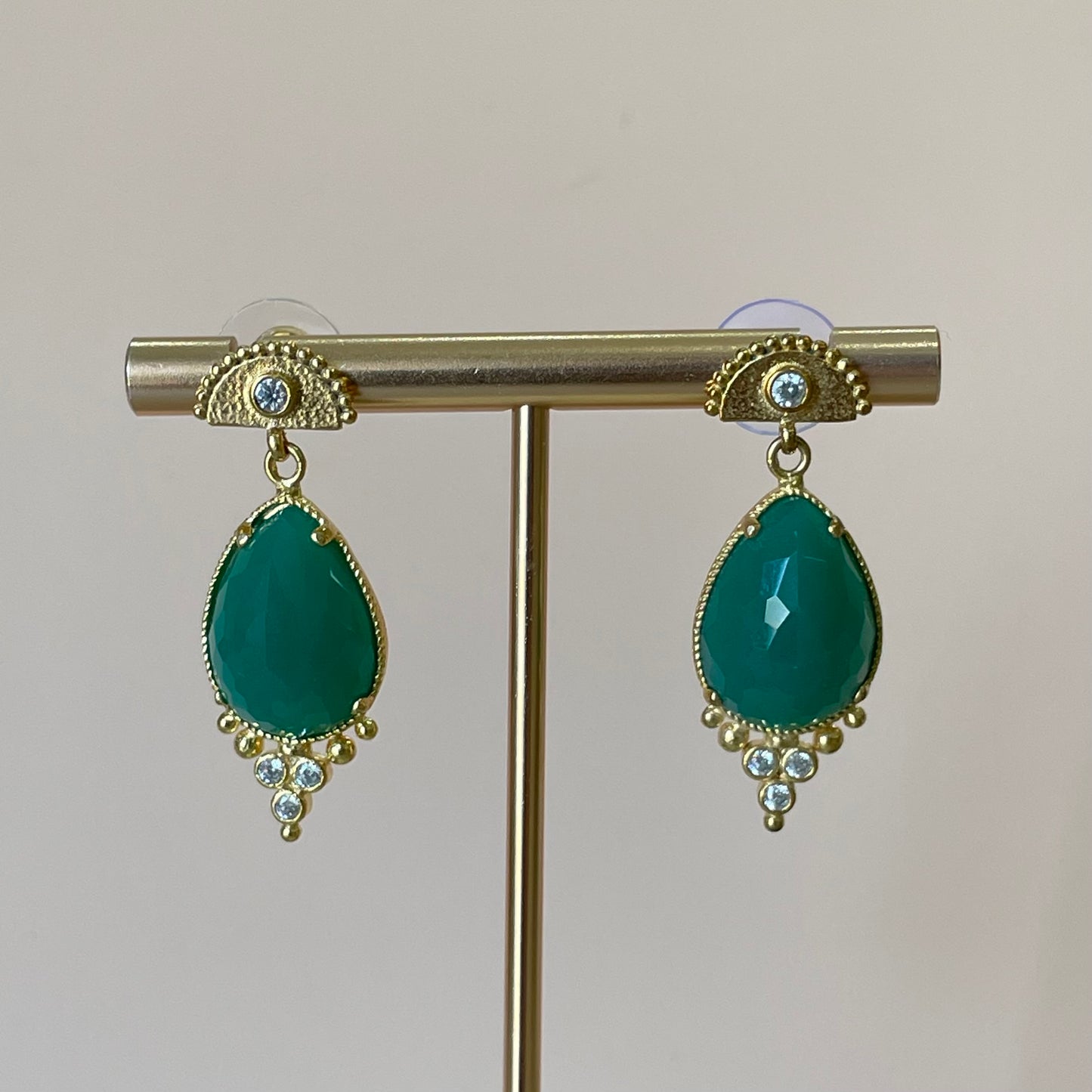 ARETES AISLAN VERDE MEDIA LUNA