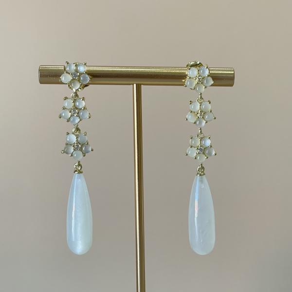 ARETES ISABEL - MOON STONE
