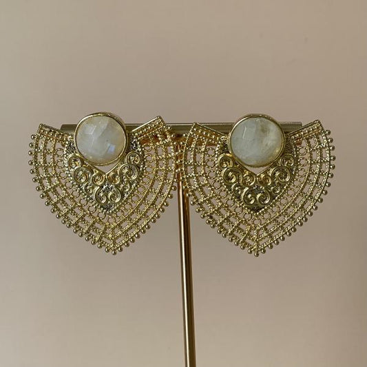 ARETES SABINA- BLANCO