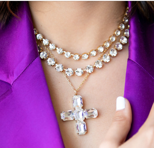 COLLAR MINI SHINE CLEAR -G