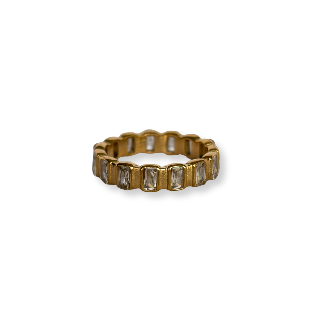 ANILLO KING CRISTAL BAGUETTE