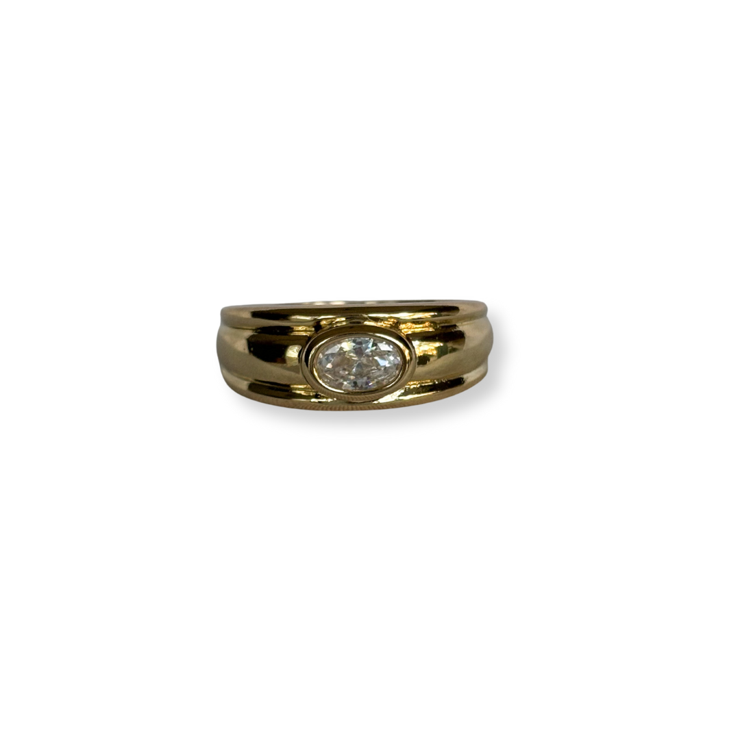 ANILLO CHUNKY CRISTAL OVAL