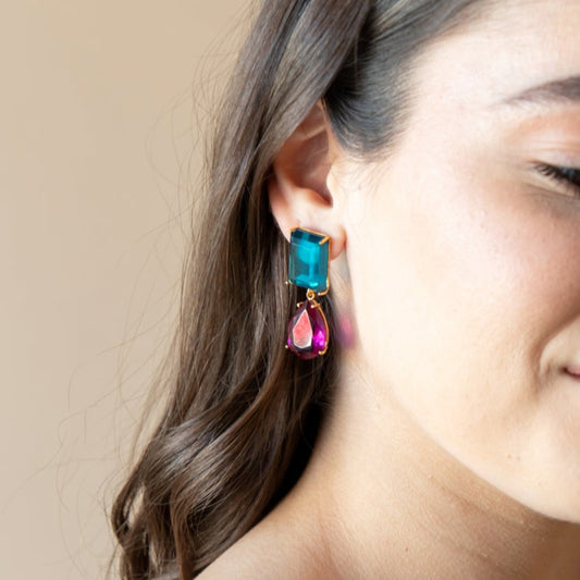 ARETES GEMSTONE TOURMALINE & BLUE