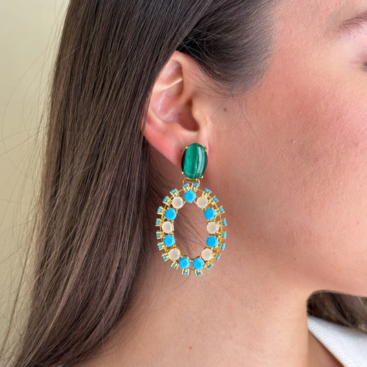 ARETES MALACHITE HYDRO AND TURQUOISE