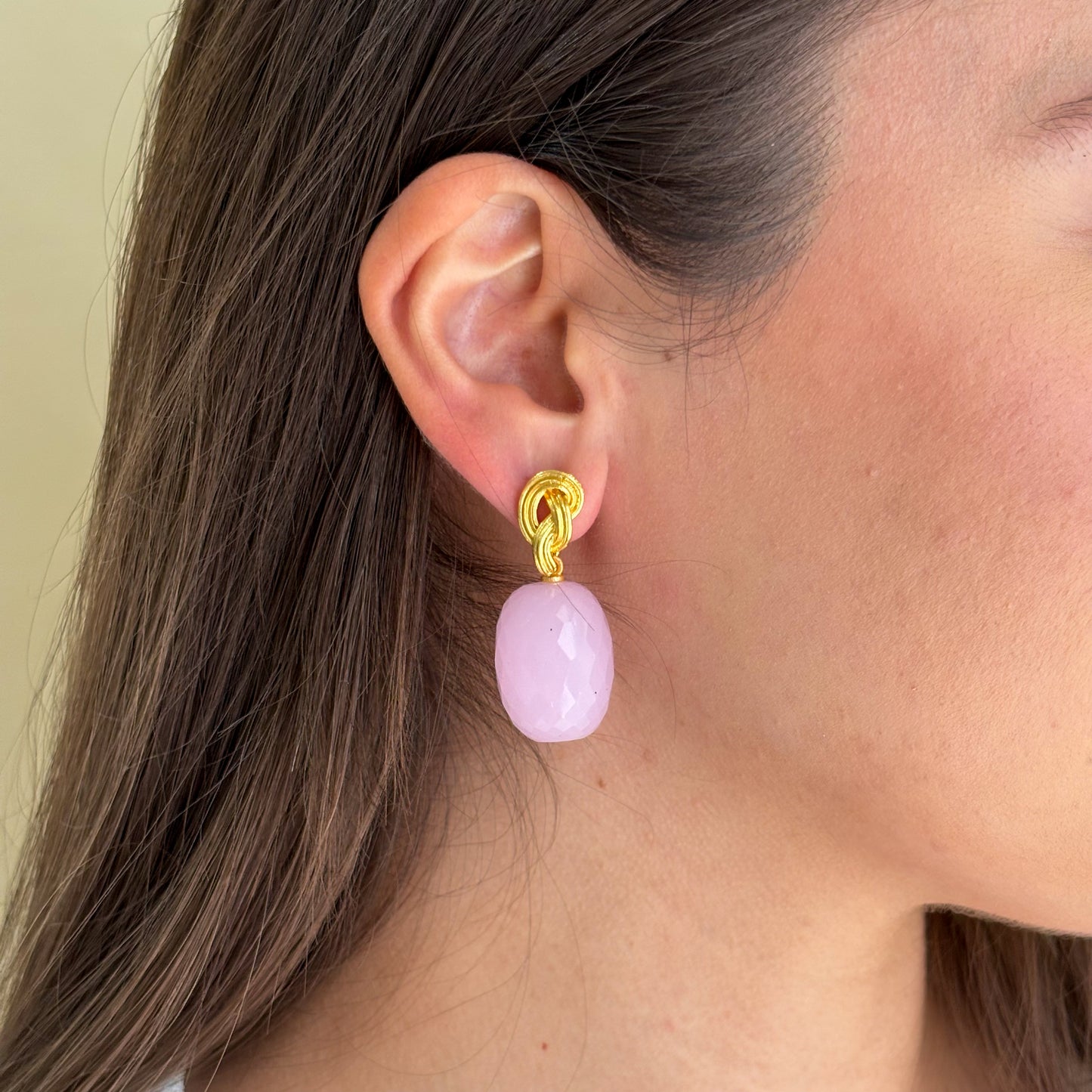 ARETES HEM ROSE CHALCEDONY HYDRO