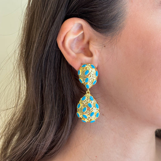 ARETES CALA - TURQUESA