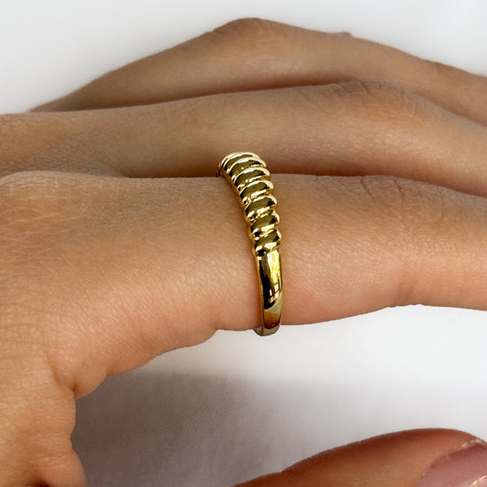 ANILLO CHUNKY CROISSANT