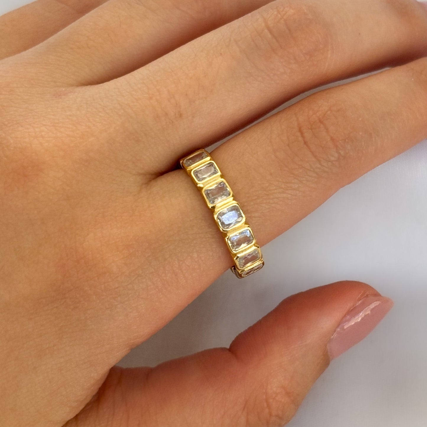 ANILLO CRISTALES GOLD