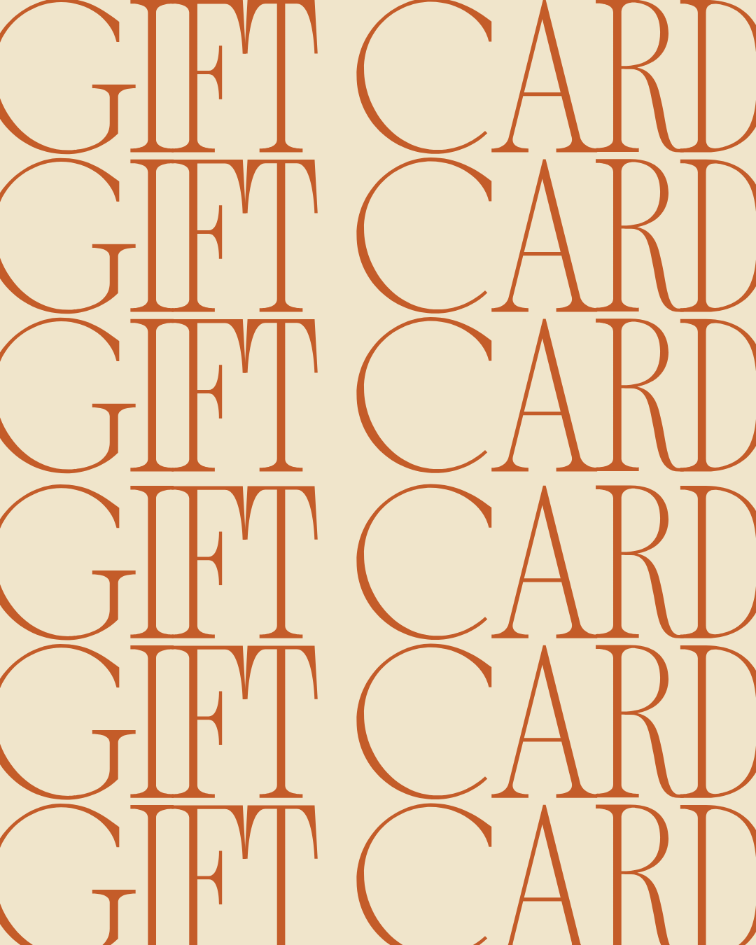 GIFT CARD