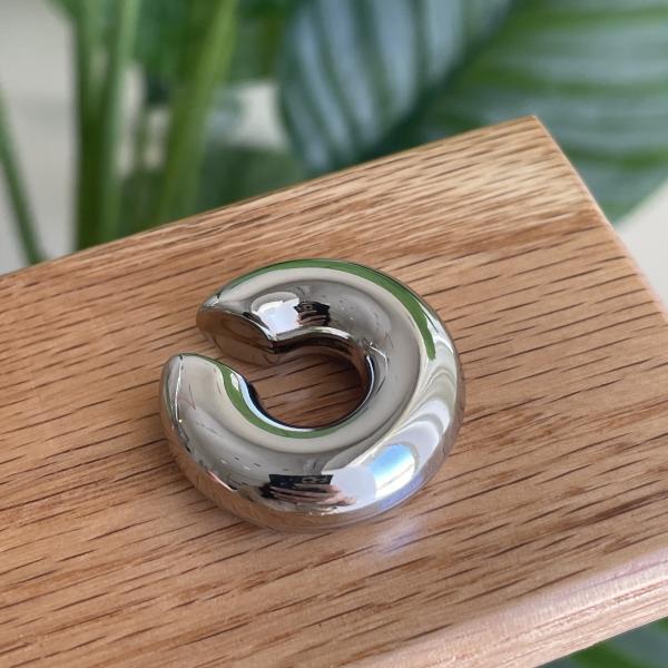 EARCUFF CHUNKY SILVER