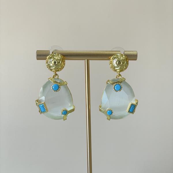 ARETES AMANTIS TURQUESA