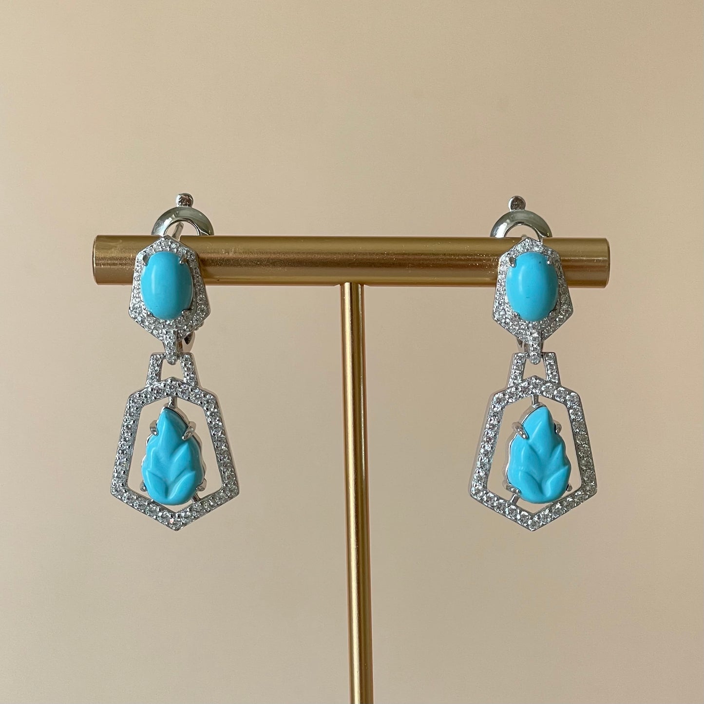 ARETES TURQUESA