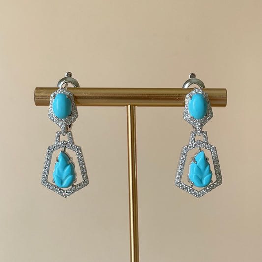 ARETES TURQUESA