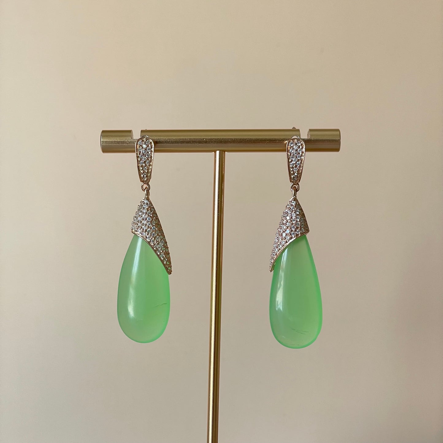 ARETES ESCARLATA -VERDE