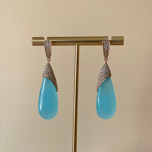 ARETES ESCARLATA -AZUL
