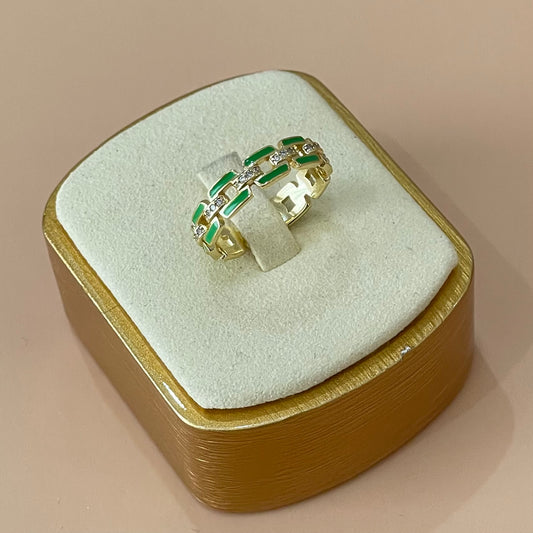 ANILLO ELABONES -VERDE