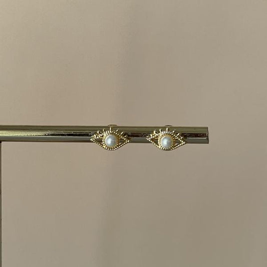 MINI ARETE OJITO CON PERLA