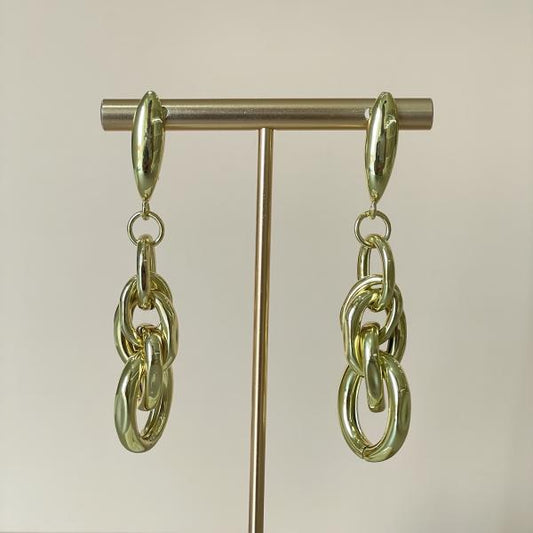 ARETES ESLABONES GOLD