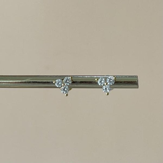 ARETES TRES CRISTALES CLEAR