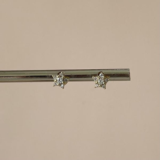 ARETES ESTRELLA MINI CON CRISTAL